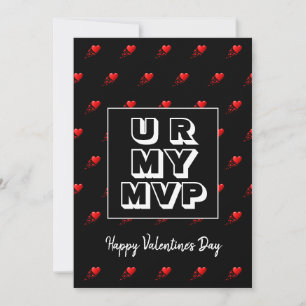 Tarjeta Festiva Elegante Día de San Valentín de U R MY MVP