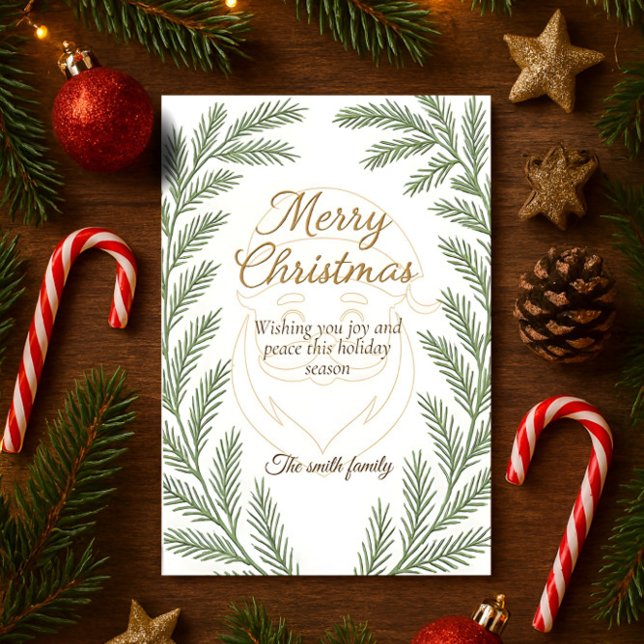Tarjeta Festiva Elegante diseño interior navideño (Subido por el creador)