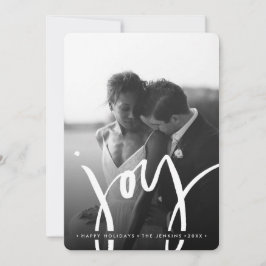 Tarjeta Festiva Elegante, eterno, simple JOY FESTIVAL FOTO