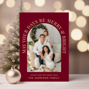 Tarjeta Festiva Elegante foto arcaica, brillantes Navidades de Bor