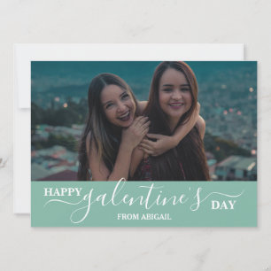 Tarjeta Festiva Elegante foto de Best Friends del día de galentina