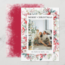 Elegante foto de la familia de Navidades de Berrie