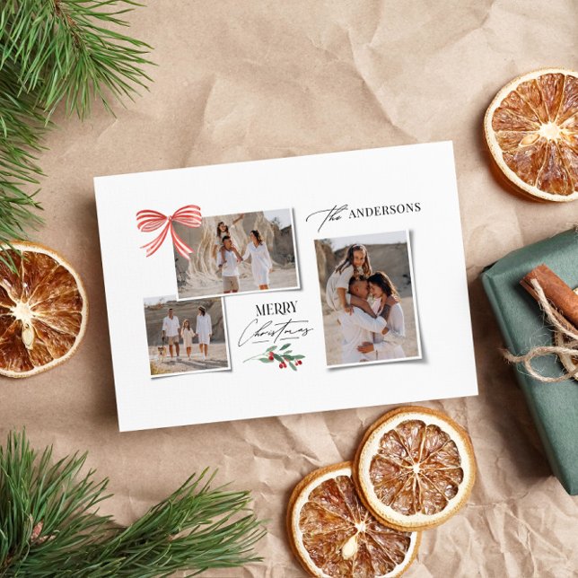 Tarjeta Festiva Elegante foto tradicional del arco rojo (Subido por el creador)