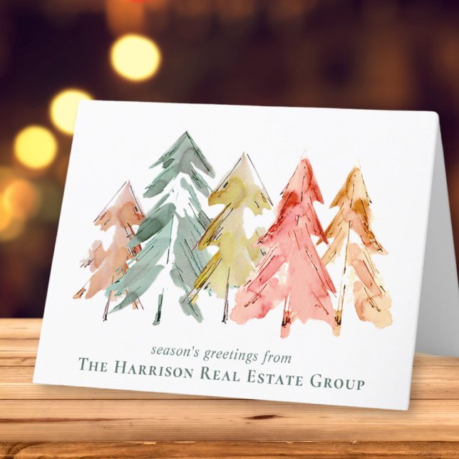 Tarjeta Festiva Elegante logotipo comercial Código QR Navidades co (Spread the joy of the season and strengthen business relationships with our elegant holiday card)