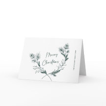 Elegante mano de Navidades Minimalistas dibujados 