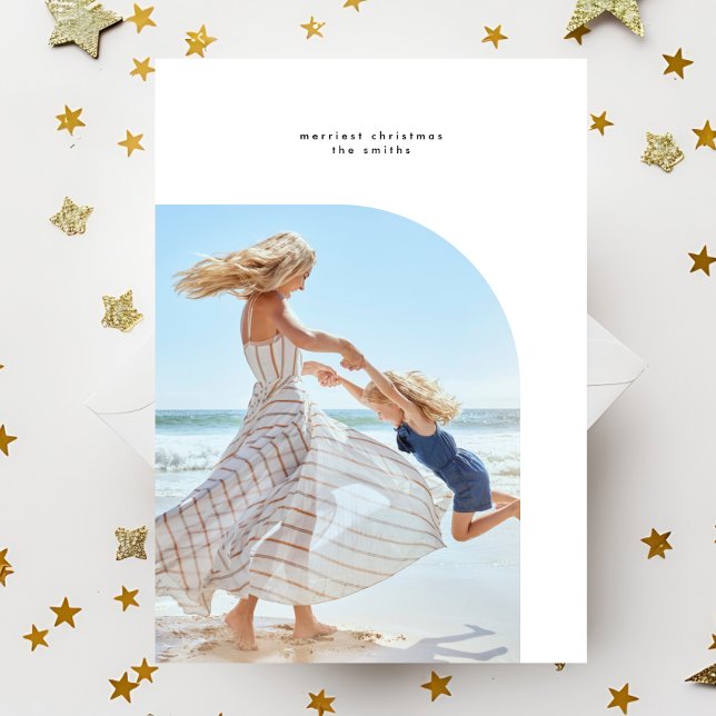 Tarjeta Festiva Elegante marco elegante Oval Navidades B&W Foto (Subido por el creador)