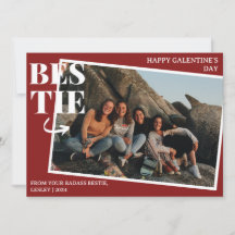 Elegante Mejor Amigos Galentine's Day Bestie foto