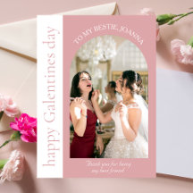 Elegante Mejor Amigos Galentines día Bestie foto