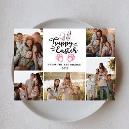 Tarjeta Festiva Elegante Minimalista Moderna Feliz Pascua 5 Foto