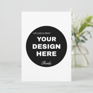 Tarjeta Festiva Elegante, Minimalista y Esbelto Logotipo de Código