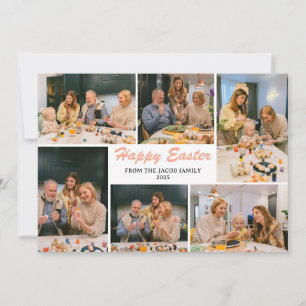 Tarjeta Festiva elegante Modern Blesss Easter family 6 foto