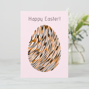 Tarjeta Festiva Elegante modernidad Resumen Arte Pascua Pastel Ros