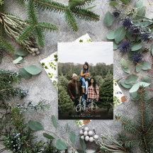Elegante moderno 1 guión para Navidades de fotogra