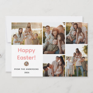 Tarjeta Festiva Elegante Moderno Minimalista Feliz Pascua 5 Foto