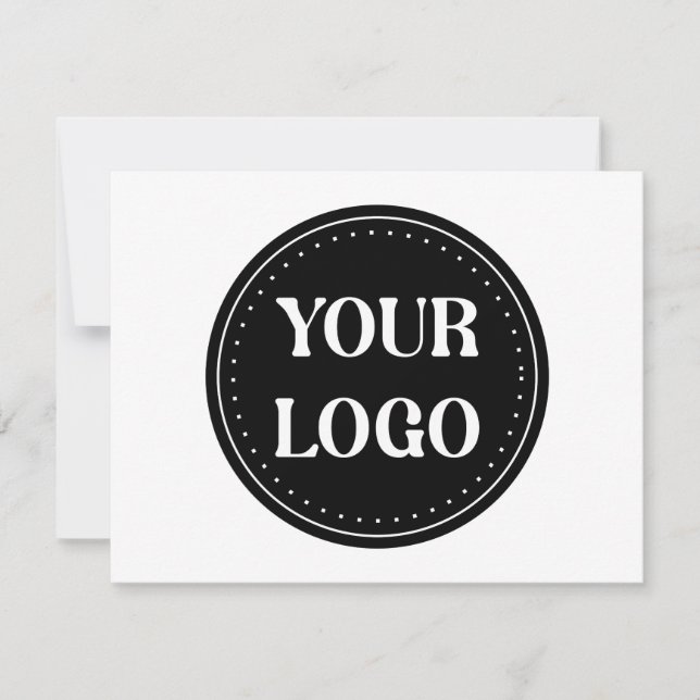 Tarjeta Festiva elegante, moderno, refinado y editable. (Anverso)