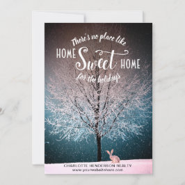 Tarjeta Festiva Elegante Navidades caseros dulces