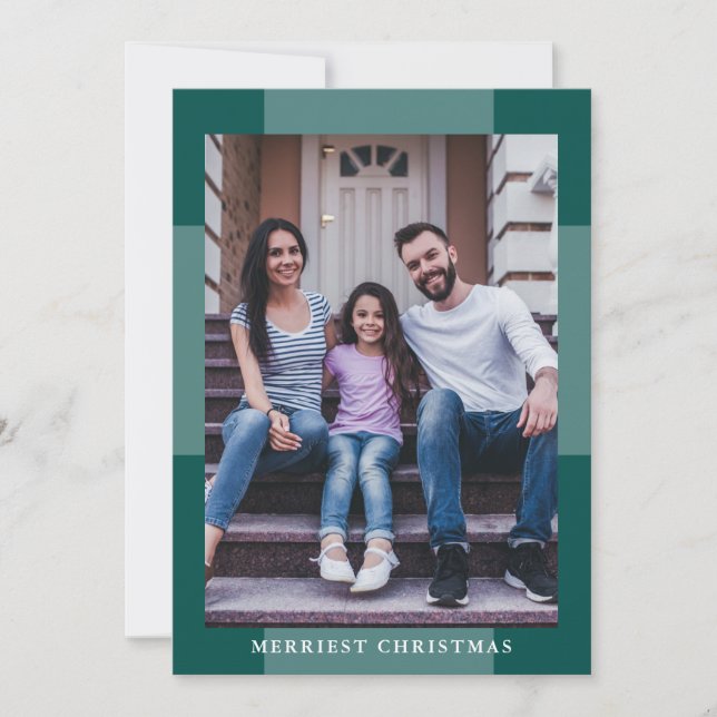 Tarjeta Festiva Elegante Navidades de los más valiosos de la plant (Anverso)