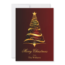 Elegante Navidades minimalistas de árbol de oro sa
