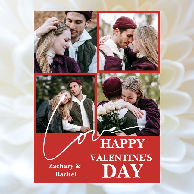 Tarjeta Festiva Elegante pareja romántica día de San Valentín 4 fo (Subido por el creador)