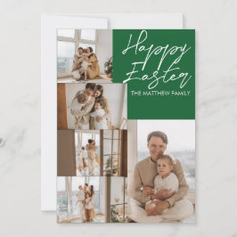 Tarjeta Festiva elegante Pascua Moderna, colección de cinco fotos