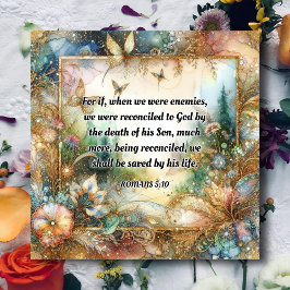 Tarjeta Festiva Elegante Pastel Floral Watercolor Scripts Pascua