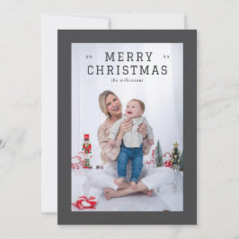 Tarjeta Festiva Elegante, simple y espesa, bordeado