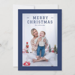 Tarjeta Festiva Elegante, simple y espesa, bordeado