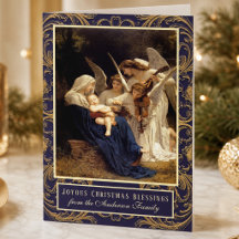 Elegante Virgen María Religiosa Ángeles Música