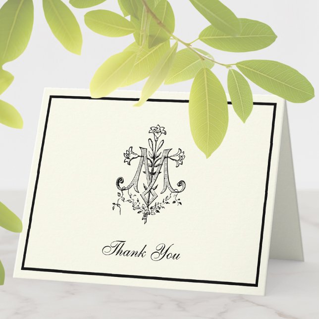 Tarjeta Festiva Elegante Virgen María Religiosa Floral Católica (Subido por el creador)