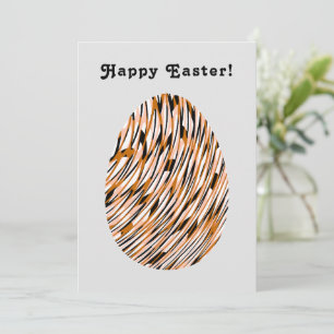 Tarjeta Festiva Elegante y moderno Resumen Arte Huevo de Pascua Gr