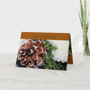 Tarjeta Festiva Elegante y profesional