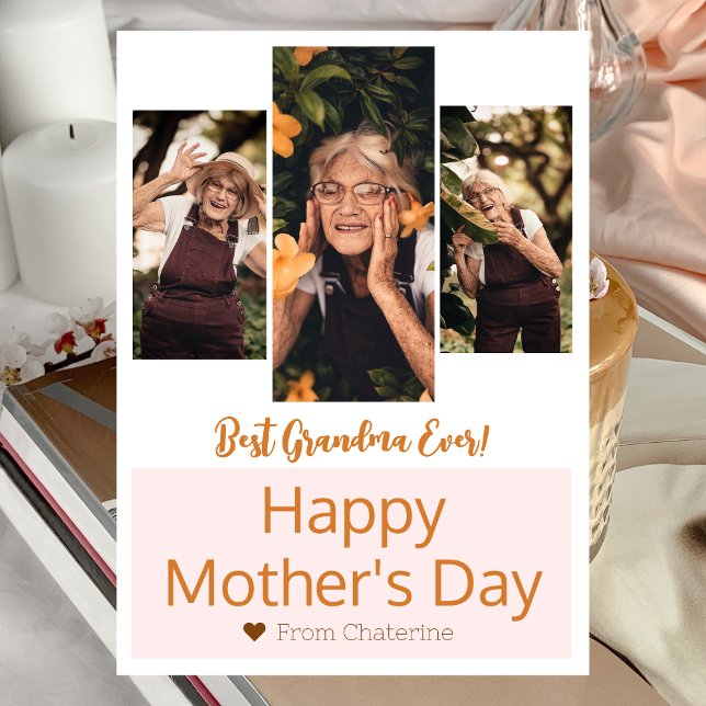 Tarjeta Festiva Elegante y simple Día de la Madre moderno Abuela 3 (Subido por el creador)