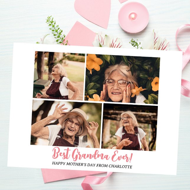 Tarjeta Festiva Elegante y simple Día de la Madre moderno Abuela 4 (Subido por el creador)