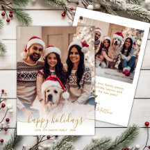 Elegantes Felices Fiestas Guión 2 Navidades de fot