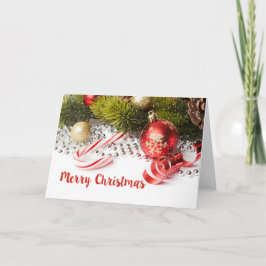 Tarjeta Festiva Elegantes matrices de Navidades coloridas