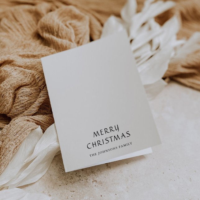 Tarjeta Festiva Elegantes Navidades blancos y negros (Subido por el creador)