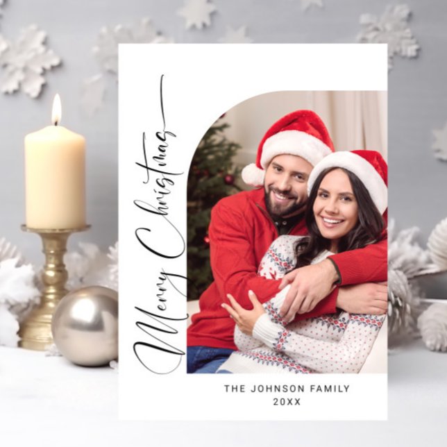 Tarjeta Festiva Elegantes Navidades de FOTOS sencillamente saludan (Subido por el creador)