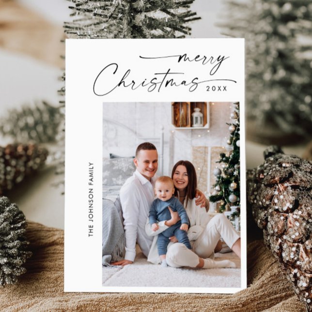 Tarjeta Festiva Elegantes Navidades de FOTOS sencillamente saludan (Subido por el creador)