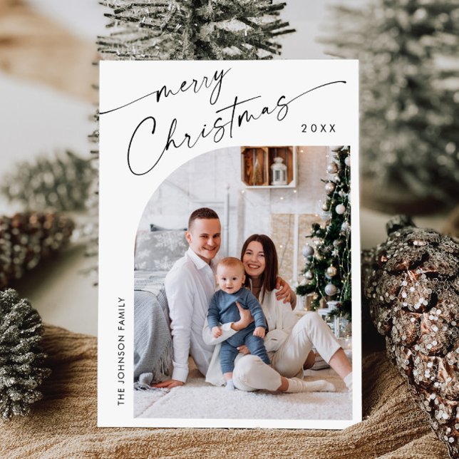 Tarjeta Festiva Elegantes Navidades de FOTOS sencillamente saludan (Subido por el creador)