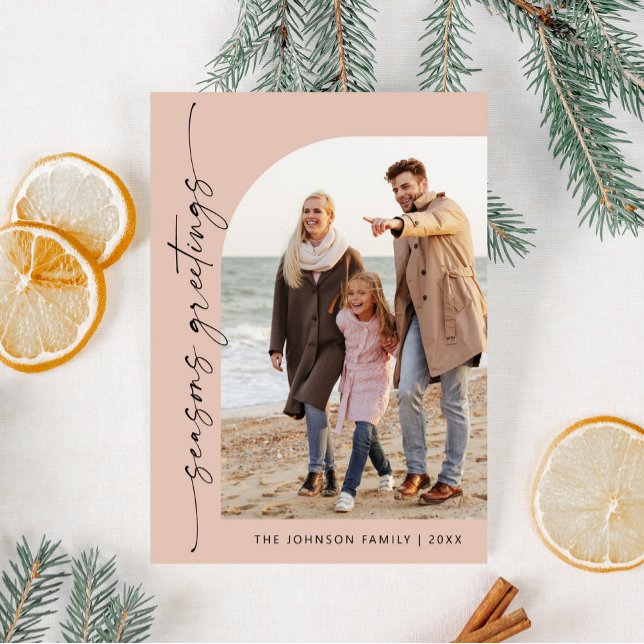 Tarjeta Festiva Elegantes Navidades de FOTOS sencillamente saludan (Subido por el creador)