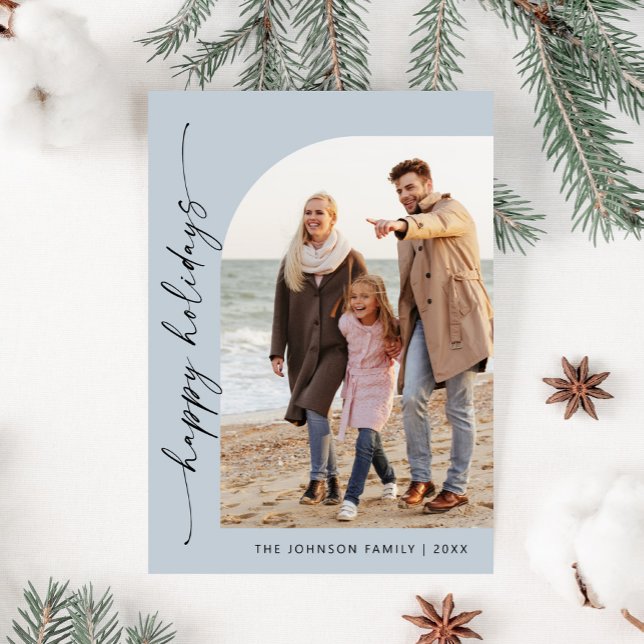 Tarjeta Festiva Elegantes Navidades de FOTOS sencillamente saludan (Subido por el creador)