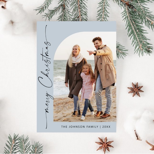 Tarjeta Festiva Elegantes Navidades de FOTOS sencillamente saludan (Subido por el creador)