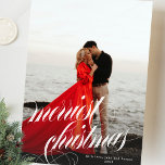 Tarjeta Festiva Elegantes Navidades más valientes caligrafía una f<br><div class="desc">💌 Comparte el amor y difunde la alegría de las vacaciones con mi cuidadosa tarjeta de saludo hecha a mano. Esta tarjeta es un lienzo para sus deseos de vacaciones a amigos, familia y colegios. adorné los diseños cautivadores y esto definió toda mi colección de vacaciones. Espero que te gusten...</div>