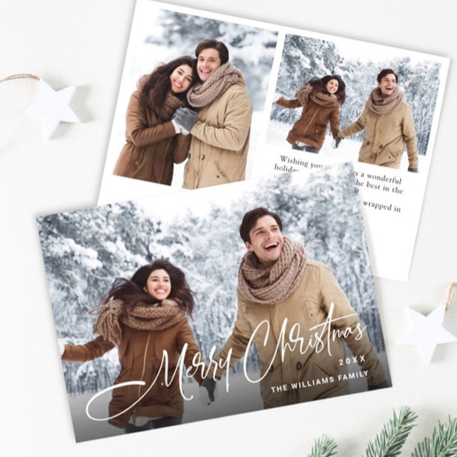 Tarjeta Festiva Elegantes Navidades Minimalistas modernos 3 Foto (Subido por el creador)