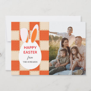 Tarjeta Festiva Elegantes patrones modernos Feliz Pascua Foto