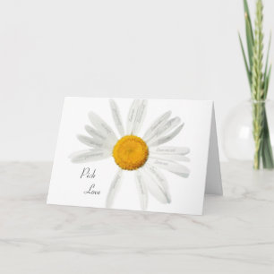Tarjeta Festiva Elegir a Love Daisy