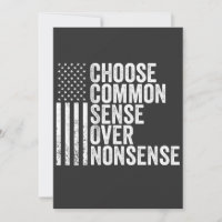 Elegir un sentido común por encima de Harris Walz 