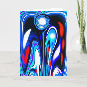 Tarjeta Festiva Elementos futuros arte