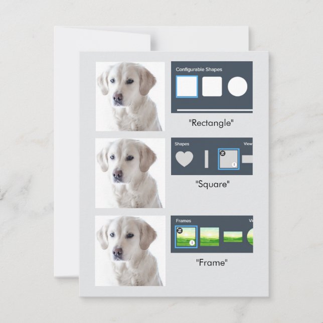 Tarjeta Festiva Elements - Frames, Shapes, SVG Masking Test (Anverso)