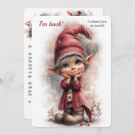 Tarjeta Festiva Elf Arrival Letter | Special Delivery from the Nor